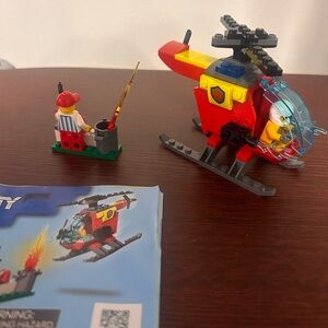 Lego Fire Helicopter set
